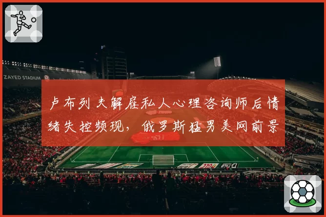 卢布列夫解雇私人心理咨询师后情绪失控频现，俄罗斯猛男美网前景蒙阴影？