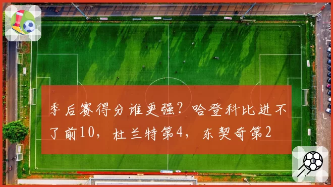 季后赛得分谁更强？哈登科比进不了前10，杜兰特第4，东契奇第2